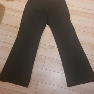 Wide Leg Women's Pants - Black